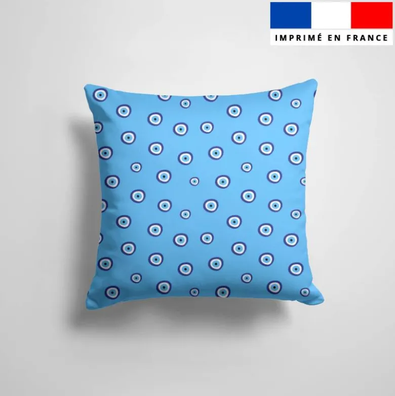 Oeil bleu Grèce - Fond bleu