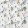 Ours et lapin des bois aquarelle - Fond blanc