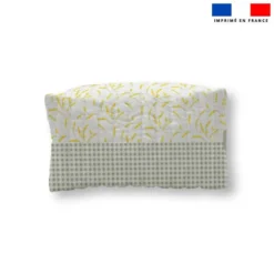 Pack couture trousse de toilette - Motif mimosa