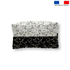 Pack couture trousse de toilette - Motif fleur de cerisier noire