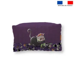 Pack couture trousse de toilette - Motif Bal masqué Halloween - Création Stillistic