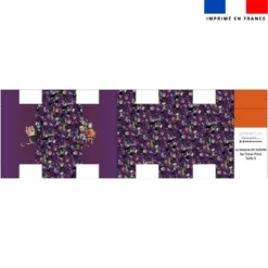 Pack couture trousse de toilette - Motif Bal masqué Halloween - Création Stillistic