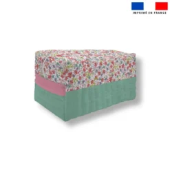 Pack couture trousse de toilette - Motif petite fleur