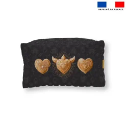 Pack couture trousse de toilette - Motif Noël bonhomme pain d'épices - Création Stillistic
