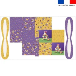 Panier de Pâques imprimé poule et oeufs de Pâques - Création Stillistic