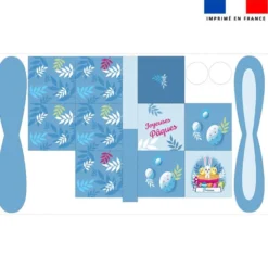 Panier de Pâques personnalisé - Joyeuses Pâques - Création Nidillus Carémoli