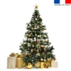 Panneau imprimé sapin de noel et cadeaux