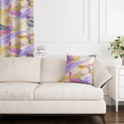 Paon coloré - Fond beige - Création Lili Bambou Design