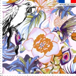 Paradis des îles - Fond blanc - Création Lili Bambou Design