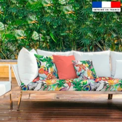 Paradis exotique - Fond blanc - Création Lili Bambou Design