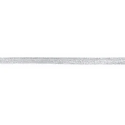 Passepoil lurex argenté 10mm