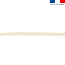 Passepoil velours 10 mm crème