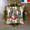 Patchwork casse-noisette - Fond multicolore