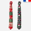 Patron cravate réversible motif ho ho ho