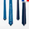 Patron cravate réversible motif France