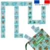 Patron imprimé pour jeu de dominos motif capybara - Création Stillistic