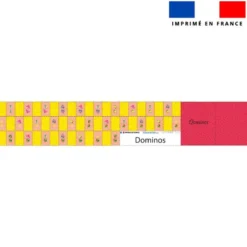 Patron imprimé pour jeu de dominos motif summer paradise