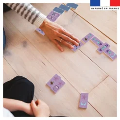 Patron imprimé pour jeu de dominos motif sirène