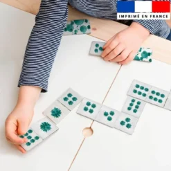 Patron imprimé pour jeu de dominos motif raton laveur aquarelle