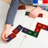 Patron imprimé pour jeu de dominos motif souris de noël - Création Stillistic
