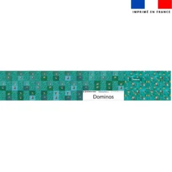 Patron imprimé pour jeu de dominos motif singe émotions - Création Stillistic