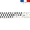 Patron imprimé pour jeu de dominos motif course de voitures