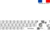 Patron imprimé pour jeu de dominos motif zèbre aquarelle