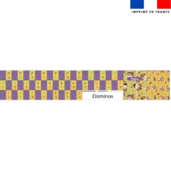 Patron imprimé pour jeu de dominos motif mouton et poule de Pâques - Création Stillistic