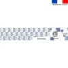 Patron imprimé pour jeu de dominos motif husky aquarelle
