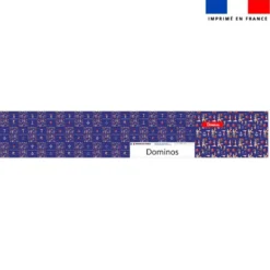 Patron imprimé pour jeu de dominos motif macareux - Création Stillistic