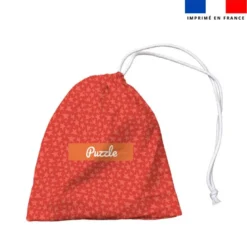 Patron imprimé pour jeu de puzzle 2 en 1 motif chat et ours - Création Stillistic