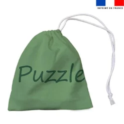 Patron imprimé pour jeu de puzzle 2 en 1 motif animaux de la jungle