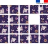 Patron imprimé pour jeu de puzzle 2 en 1 motif chouette magicienne - Création Stillistic