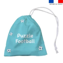 Patron imprimé pour jeu de puzzle 2 en 1 motif football
