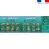 Patron imprimé pour jeu de puzzle 2 en 1 motif singe émotions et panda roux yoga - Création Stillistic
