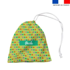 Patron imprimé pour jeu de puzzle 2 en 1 motif Singe et Tigre Lou-Sticks - Création Stillistic