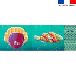 Patron imprimé pour jeu de puzzle 2 en 1 motif poisson sucre d'orge et roudoudou - Création Stillistic