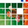 Patron imprimé pour jeu de puzzle 2 en 1 motif renard des bois et renard bricoleur - Création Stillistic
