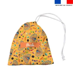 Patron imprimé pour jeu de puzzle 2 en 1 motif paon - Création Stillistic