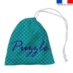 Patron imprimé pour jeu de puzzle 2 en 1 motif sirène