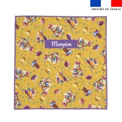 Patron imprimé pour jeu du morpion motif poule et oeufs de Pâques - Création Stillistic