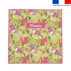 Patron imprimé pour jeu du morpion motif lapin printanier - Création Stillistic
