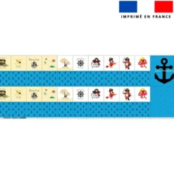 Patron imprimé pour jeu memory motif pirate