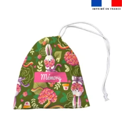 Patron imprimé pour jeu memory motif lapin printanier - Création Stillistic