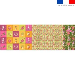 Patron imprimé pour jeu memory motif lapin printanier - Création Stillistic