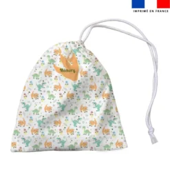 Patron imprimé pour jeu memory motif bébé dino