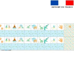 Patron imprimé pour jeu memory motif bébé dino