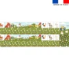 Patron imprimé pour jeu memory motif animaux de la ferme