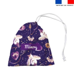 Patron imprimé pour jeu memory motif chouette magicienne - Création Stillistic