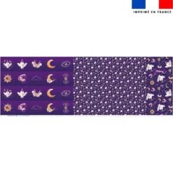 Patron imprimé pour jeu memory motif chouette magicienne - Création Stillistic